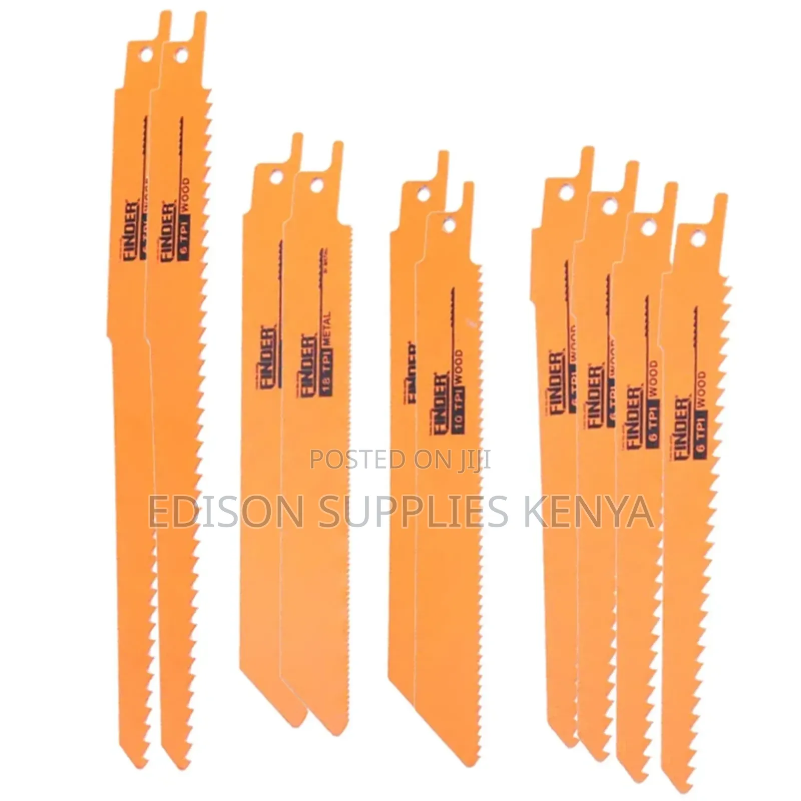 Finder 10pcs Reciprocating Saw Blades for Wood Metal 6" 8"
