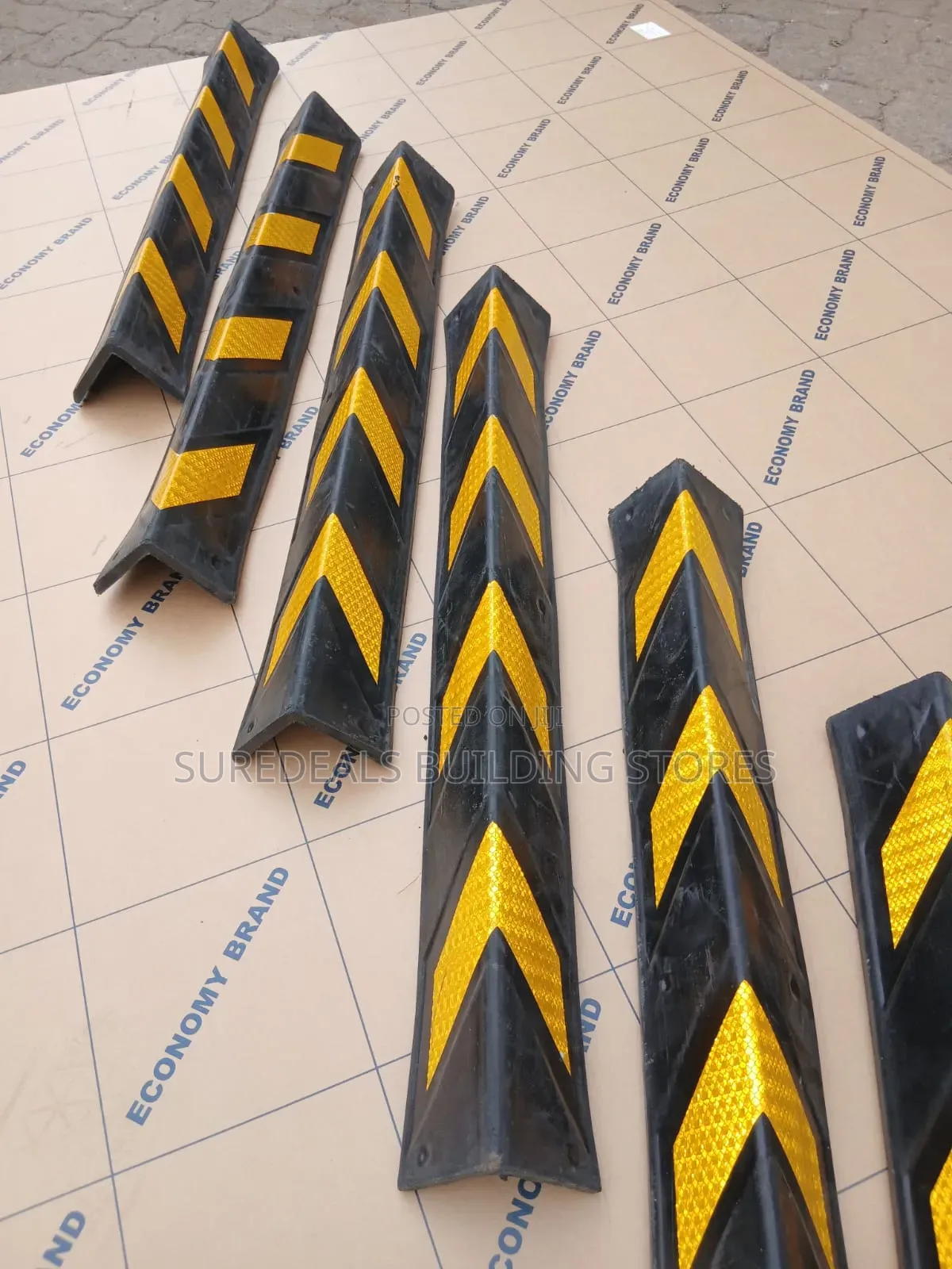 Heavy Rubber Corner Guards. 800mm Long