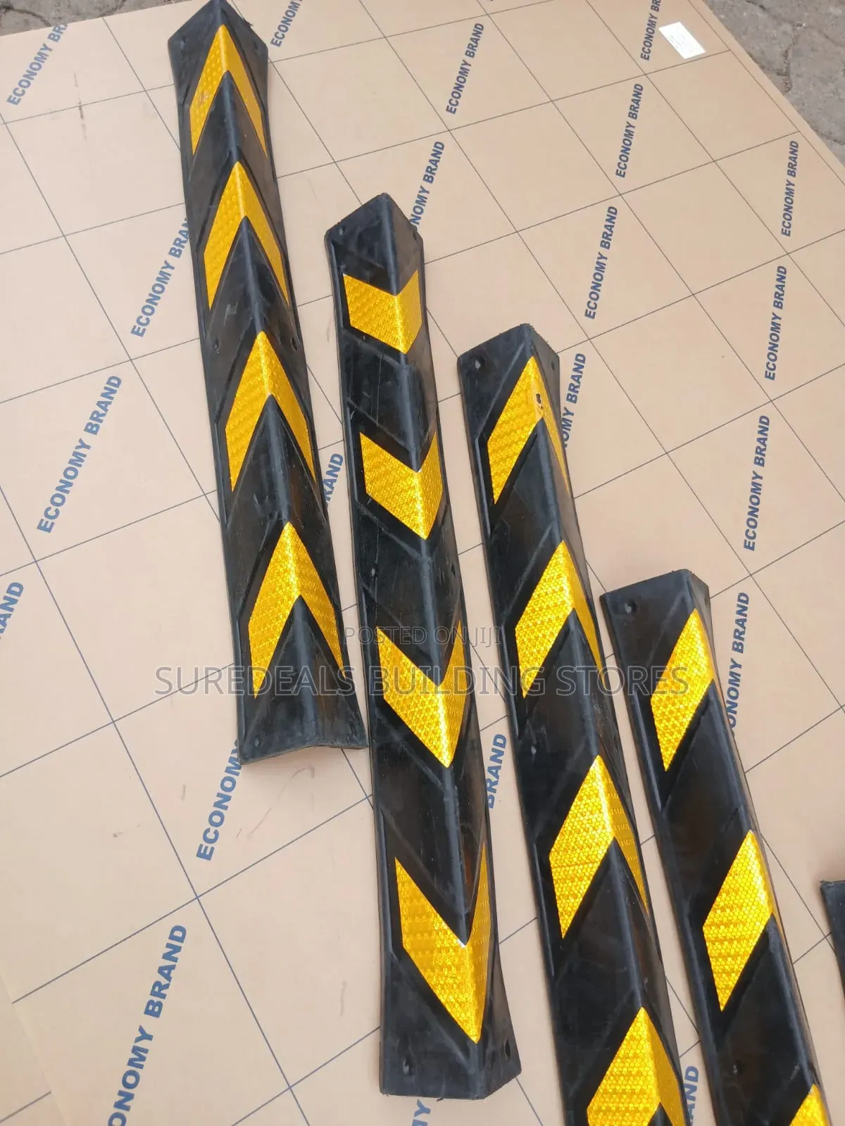 Heavy Rubber Corner Guards. 800mm Long