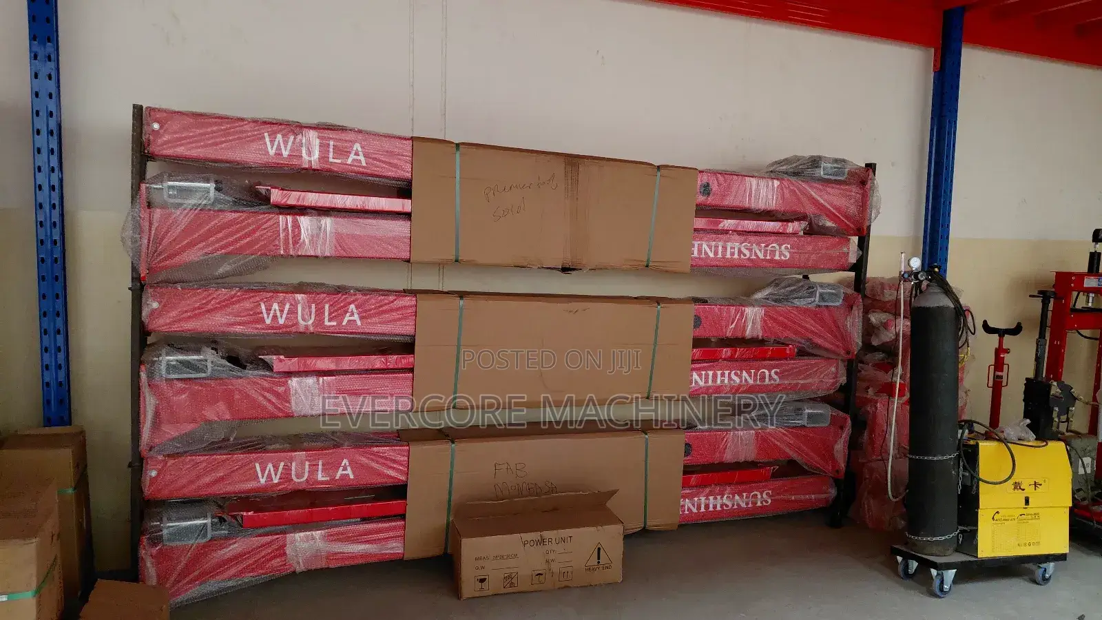 Heavy Duty Sunshine Italy 4tonne (4000kg) Two Post Lift Machine.