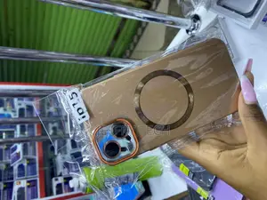Azxwe Magnetic Case for iPhone 15 With Lense Protector and Stand