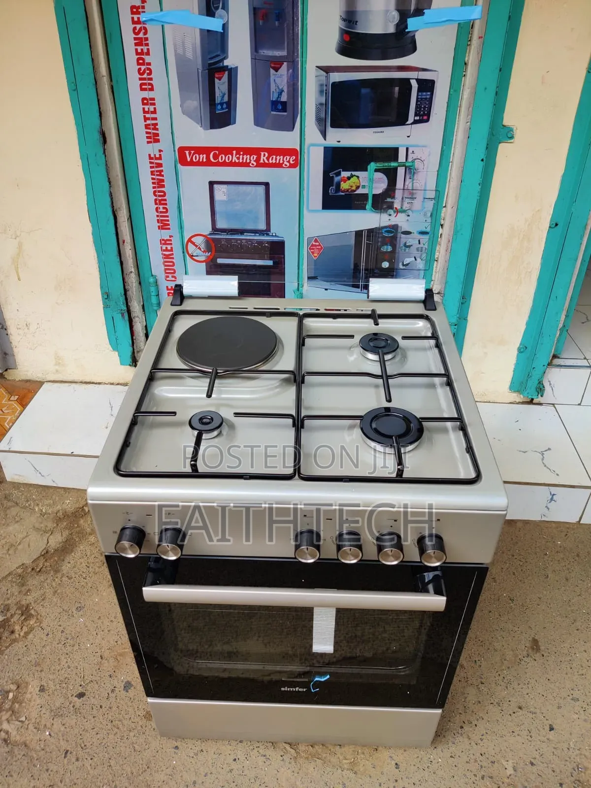 *Simfer Cooker 60cmx60cm 3gas+1electric