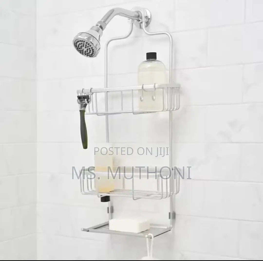 Rust Resistant Finish Aluminium 3 Tier Shower Caddy