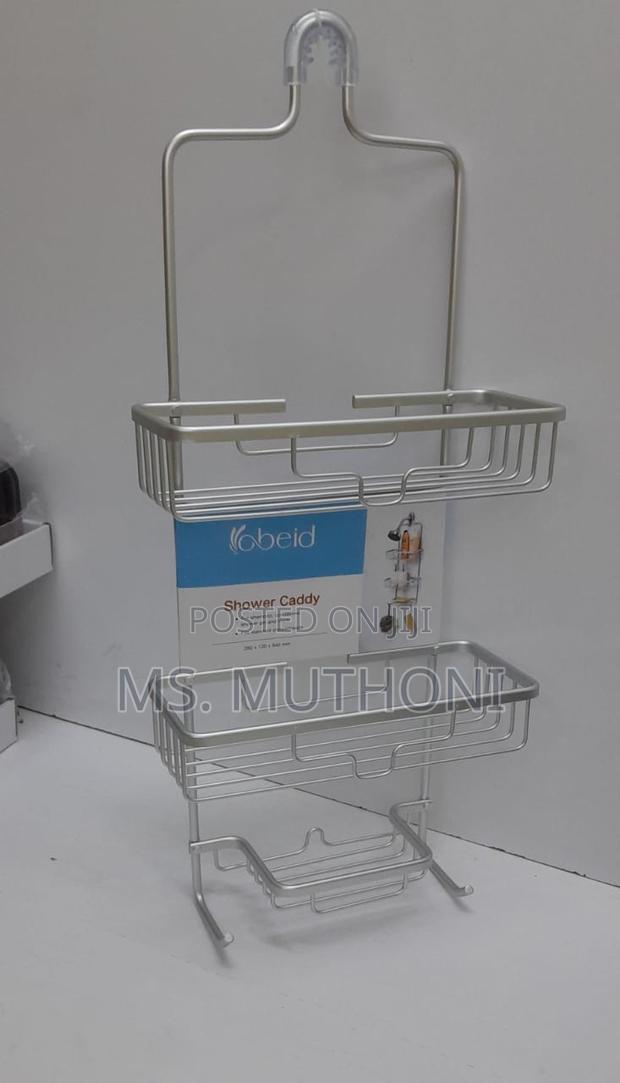 Rust Resistant Finish Aluminium 3 Tier Shower Caddy - main view