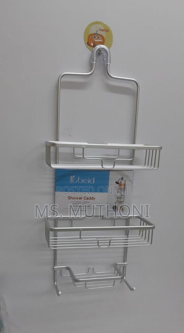 Rust Resistant Finish Aluminium 3 Tier Shower Caddy - thumbnail 4