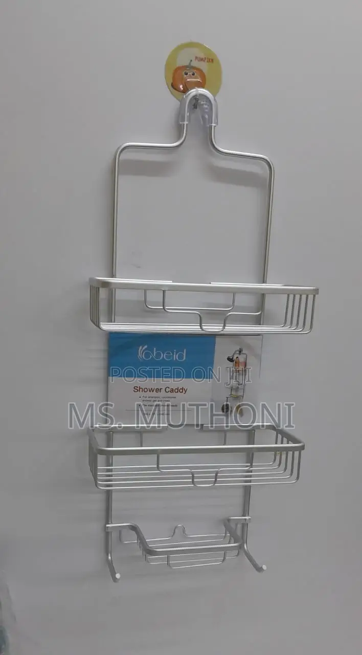 Rust Resistant Finish Aluminium 3 Tier Shower Caddy