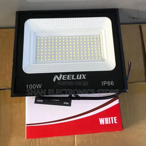 Neelux Led Floodlight 100w Security Garden Outdoor Pir Flood Light