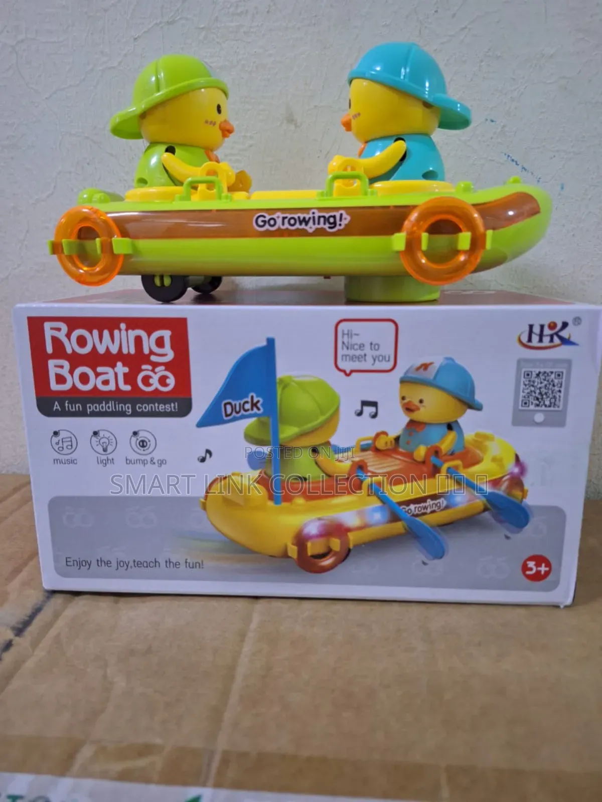Kids Go Rowing Boat