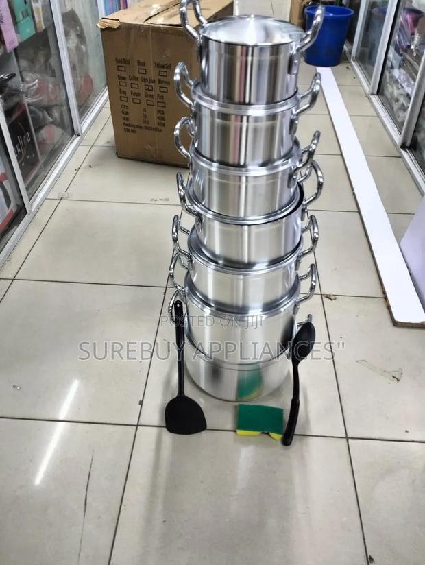 Tornado (Tc) Cookware Set Sufuria With Free Spoons - main view