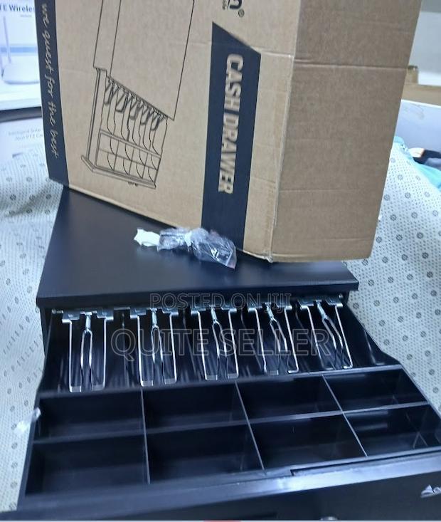 Pos Cash Drawer Box With 4 Bill and 5 Coin Traycash Storage 5 Slots