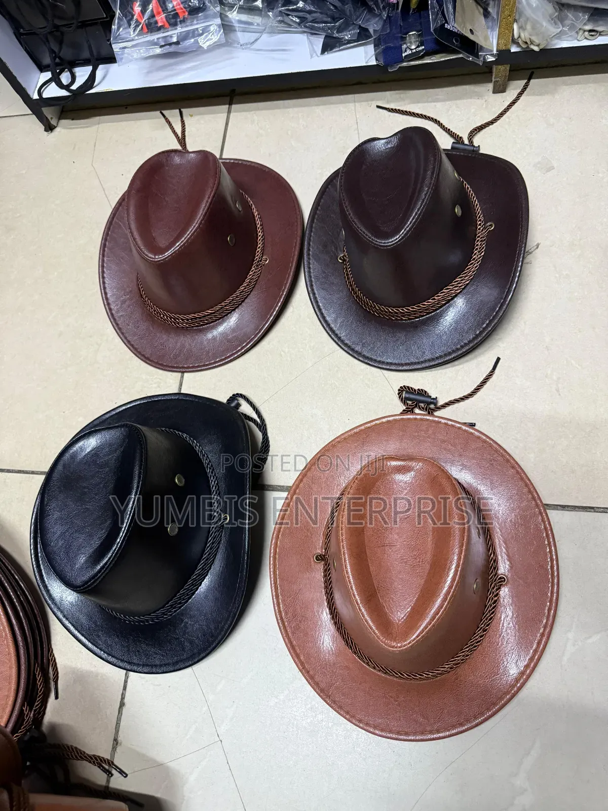 Leather Multi Colors of Kids Small Cowboy Hats at 800