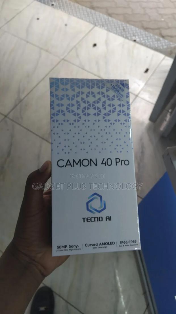 New Tecno Camon 40 Pro 256 GB Black - thumbnail 3
