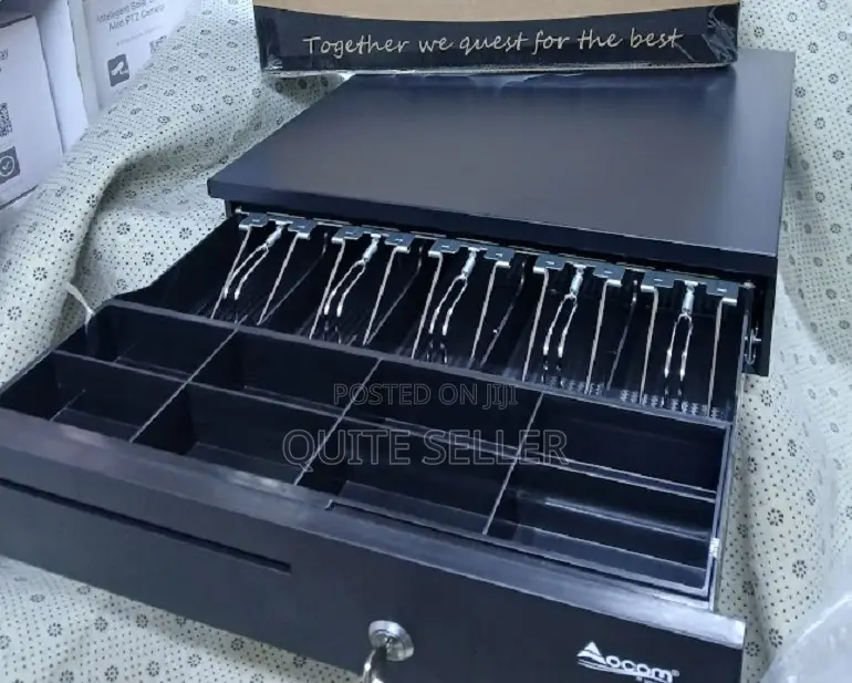 5 Bill Steel Automatic Cash Drawer - Safe Box Provide Extra Storage