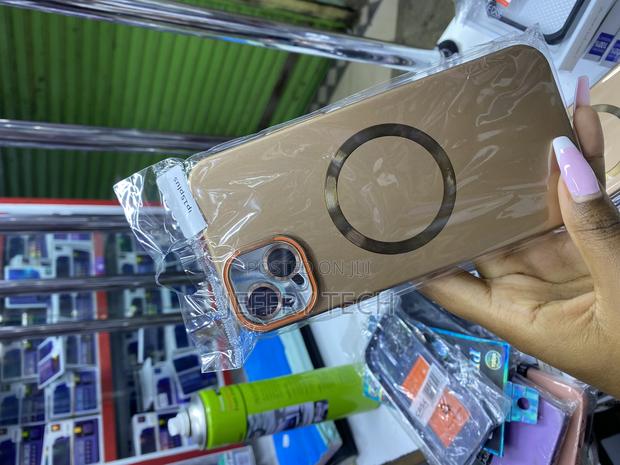 Qeine Magnetic for iPhone 15 Plus Case With Lense Protector and Stand - thumbnail 2