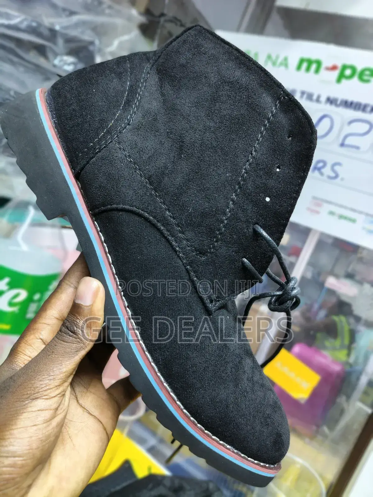 Laced Suede Chelsea Boots, Men Boots
