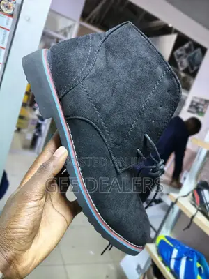 Laced Suede Chelsea Boots, Men Boots