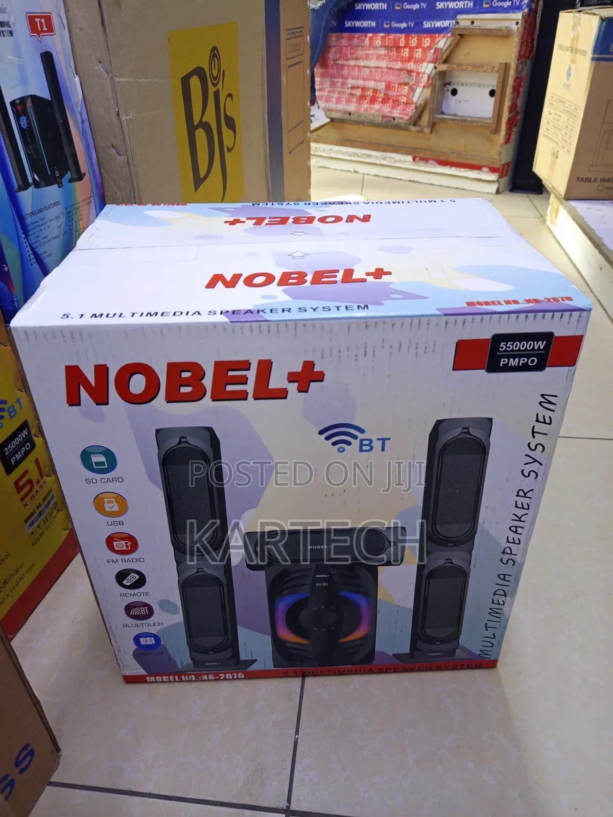 Nobel+ NBW Pmpo Bluetooth Home Theatre