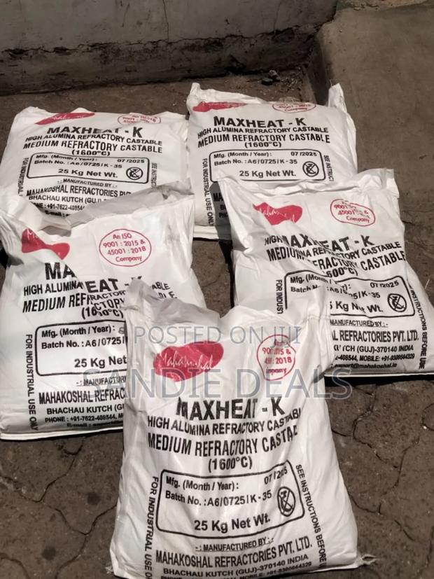 Incinerator Castable Cement Maxheat K - main view