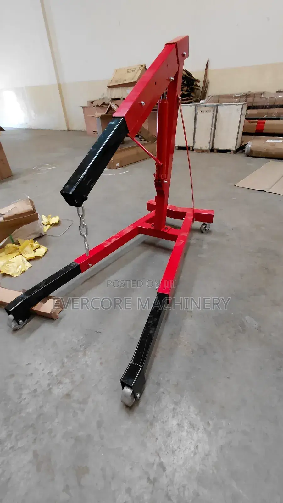 Heavy Duty Hydraulic Engine Crane Machine 3tonne