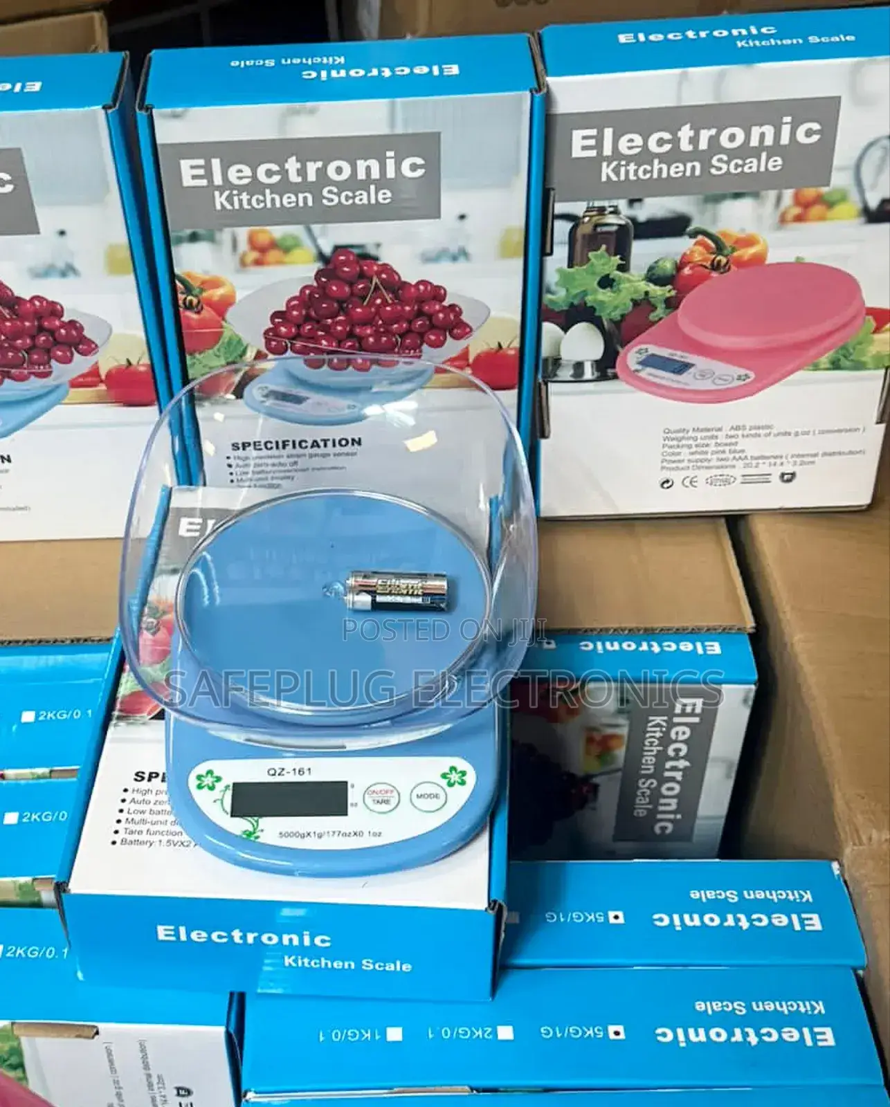 Electronic Kitchen Scale With Bowl - (Max 5kg)