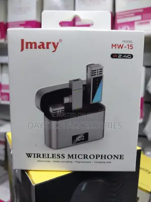 Jmary Mw-15 Wireless Mic 2 Transmitter + 1 Type-C Receiver