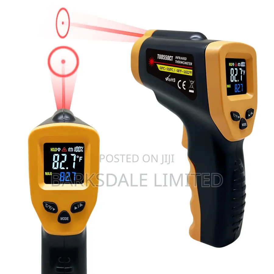 Infrared Industrial Digital Laser Thermometer Gun Temperature 550°C