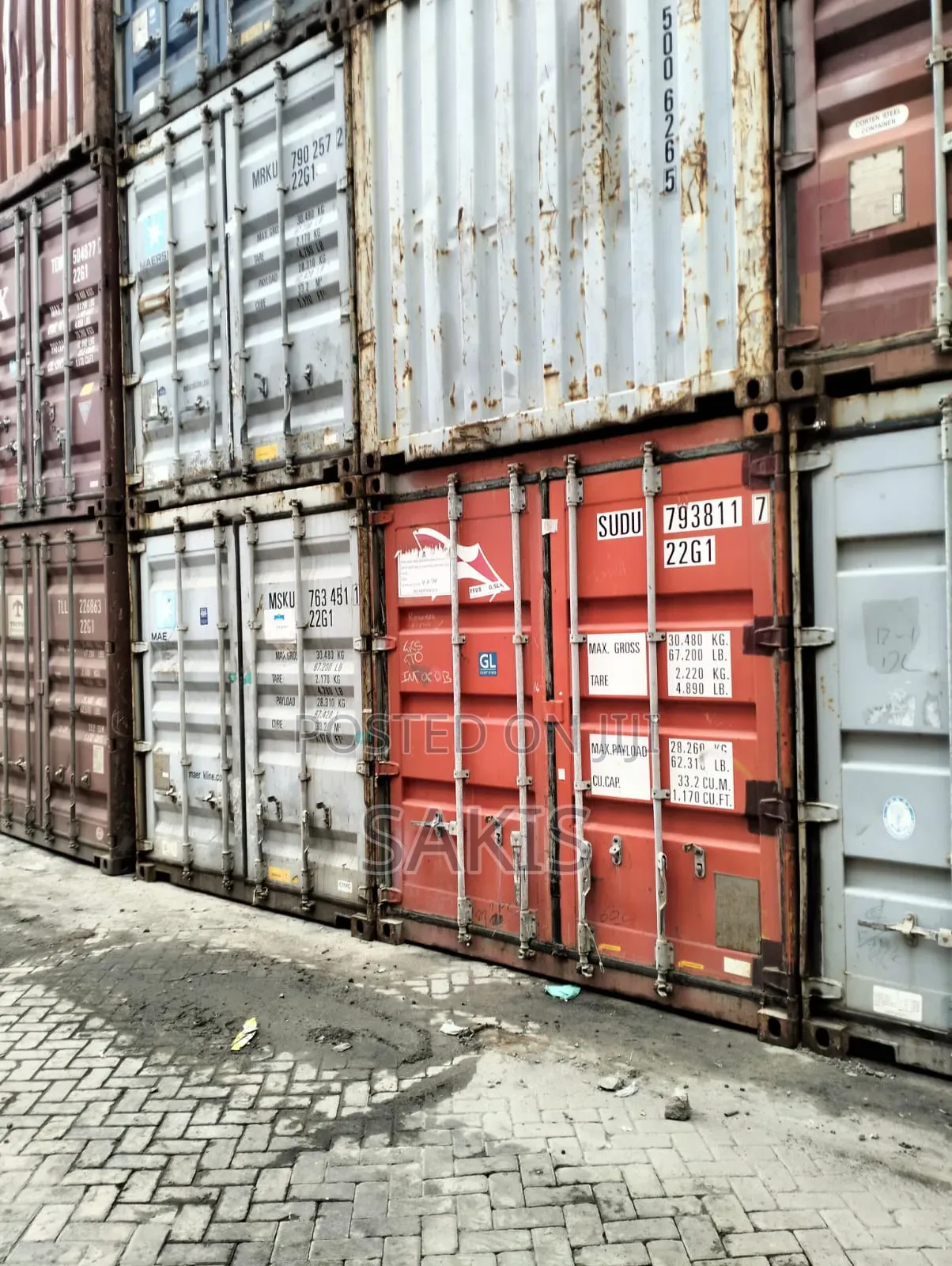 Safi! 20ft Dry Shipping Containers For Sale!