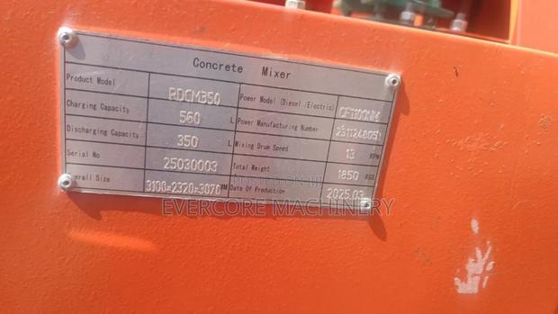 Rdcm350 Diesel Self-Loading Concrete Mixer 560litres - thumbnail 3