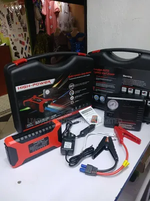 Compact Car Jump Starter With Usb and Led