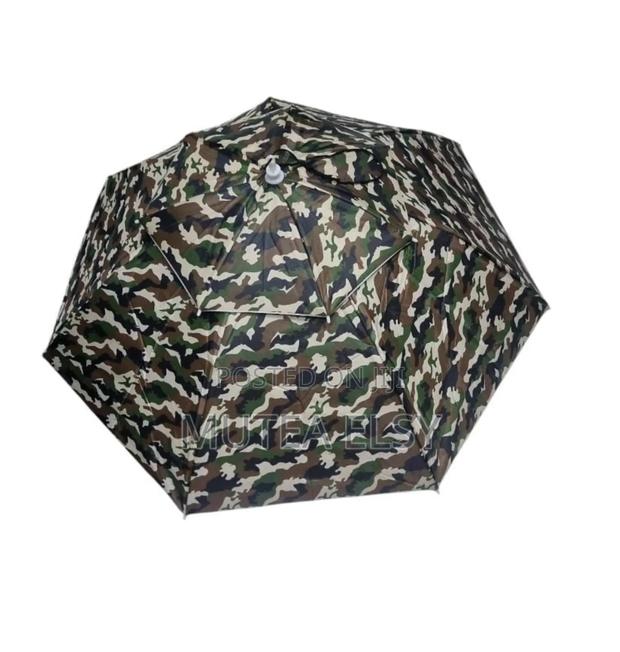 Blue Brawn Double Layer Head Supported Umbrellas - main view