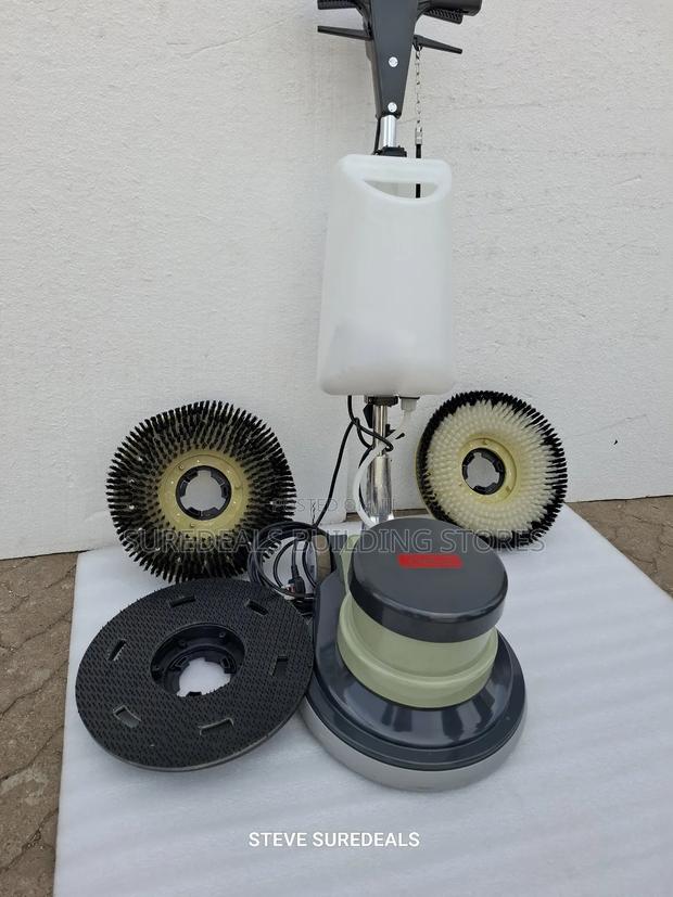 Floor Scrubber Machine With 2 Brushes , 1 Pad - thumbnail 2