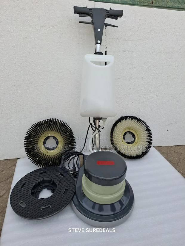 Floor Scrubber Machine With 2 Brushes , 1 Pad - thumbnail 3
