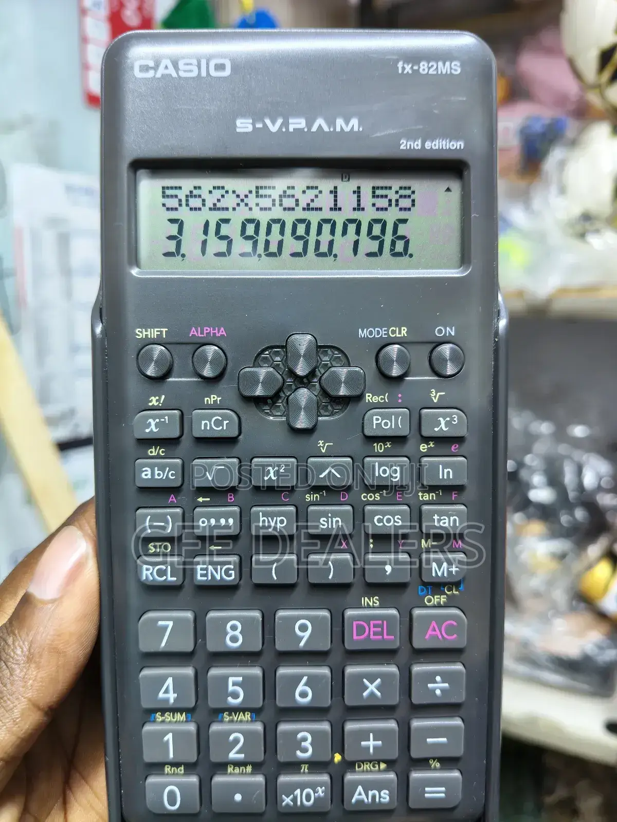 2nd Edition Casio Calculator, Student Calculator Fx -82ms