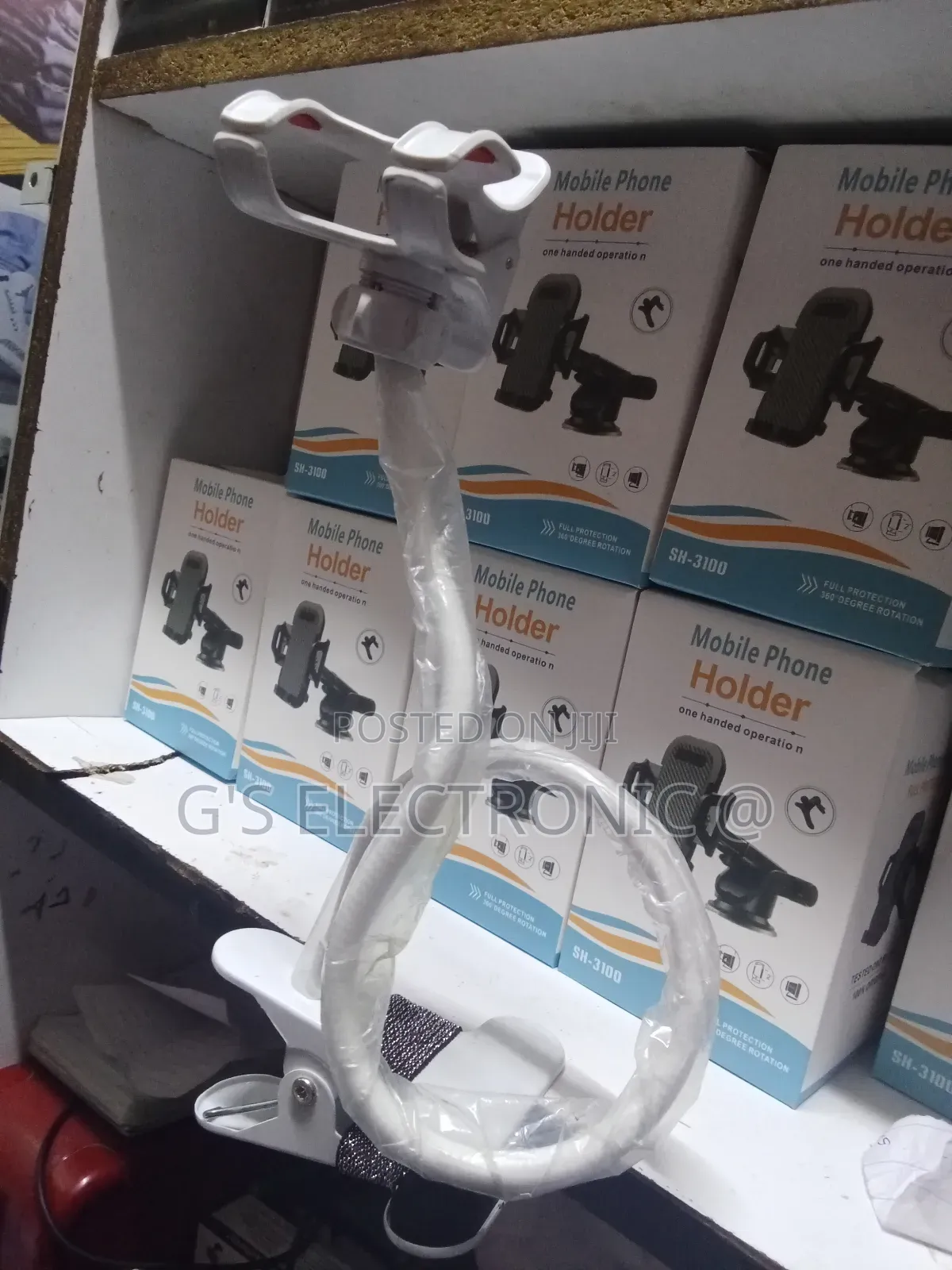 Phone Holder Stand White, Black, Blue