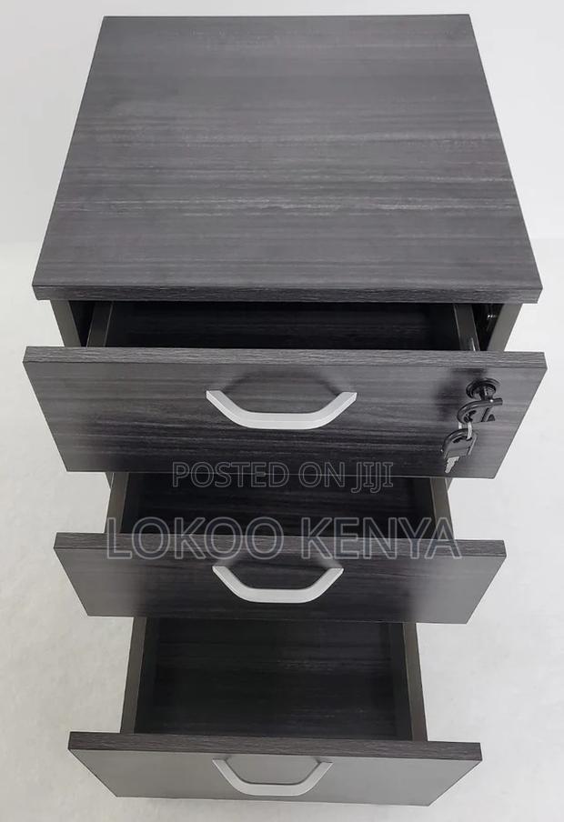 Office Cabinet : Wooden 3-Drawer Office File Storage Chest