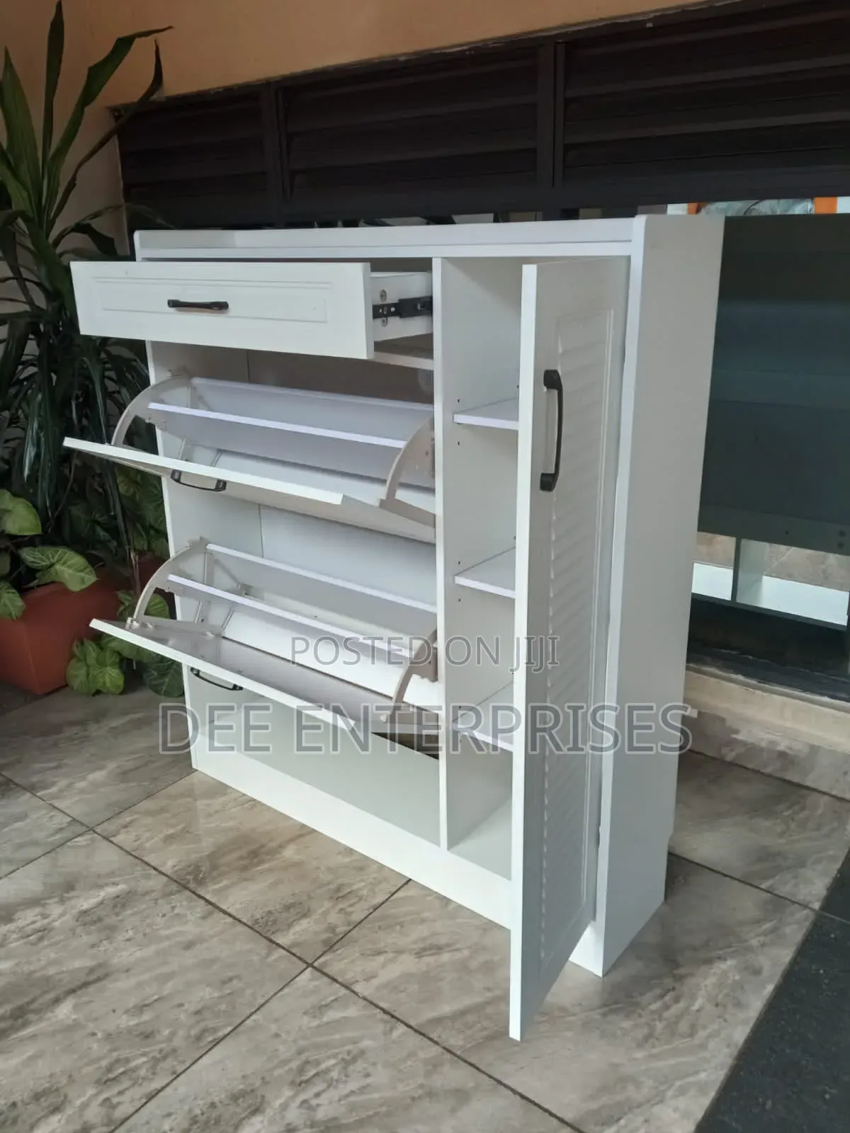 Bucket Flip Shoe Cabinet L100