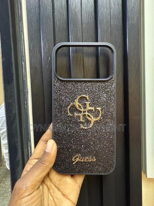 iPhone 17 Pro Max Guess Glitter Shockproof Hard Case/Cover - thumbnail 2