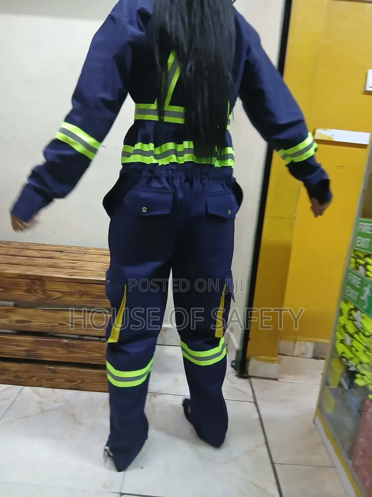 Cargo Pockets Breathable Cotton Overalls
