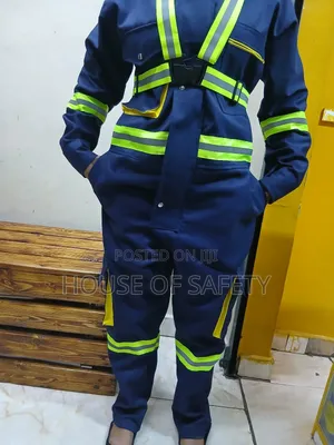 Cargo Pockets Breathable Cotton Overalls
