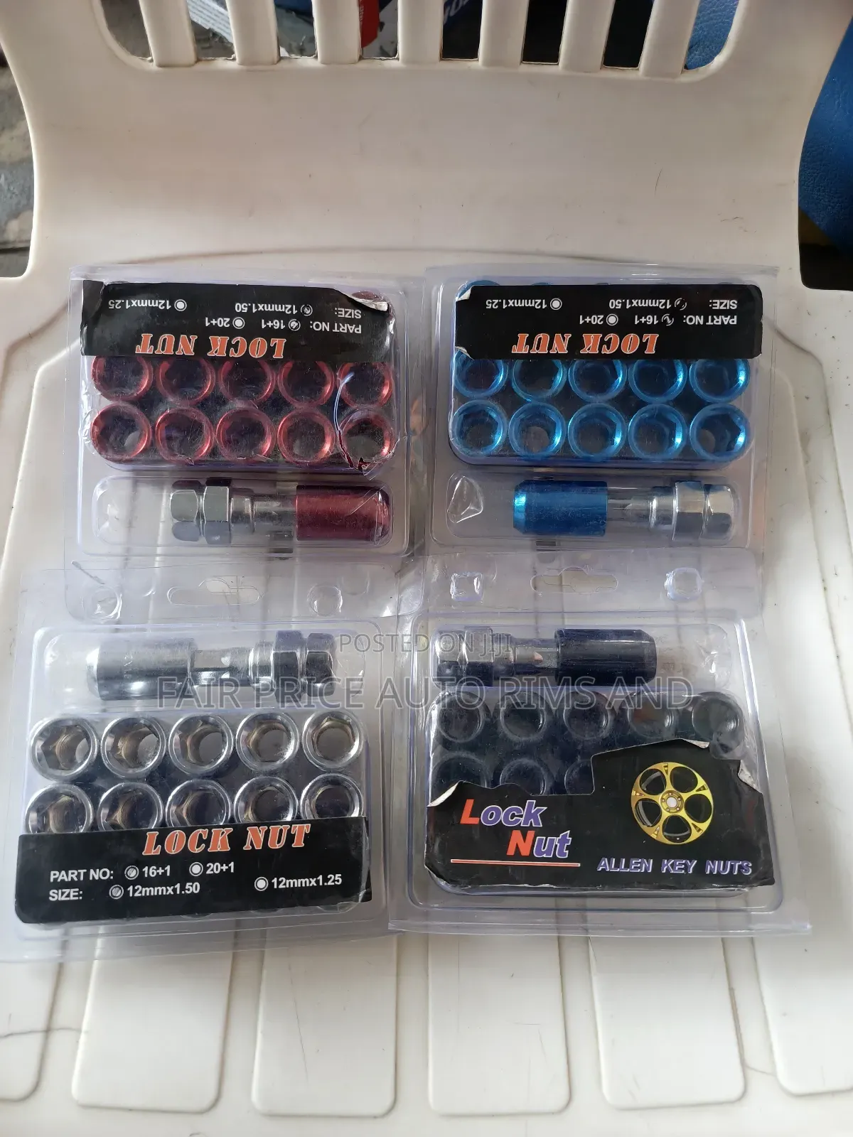 Colored Nuts Available
