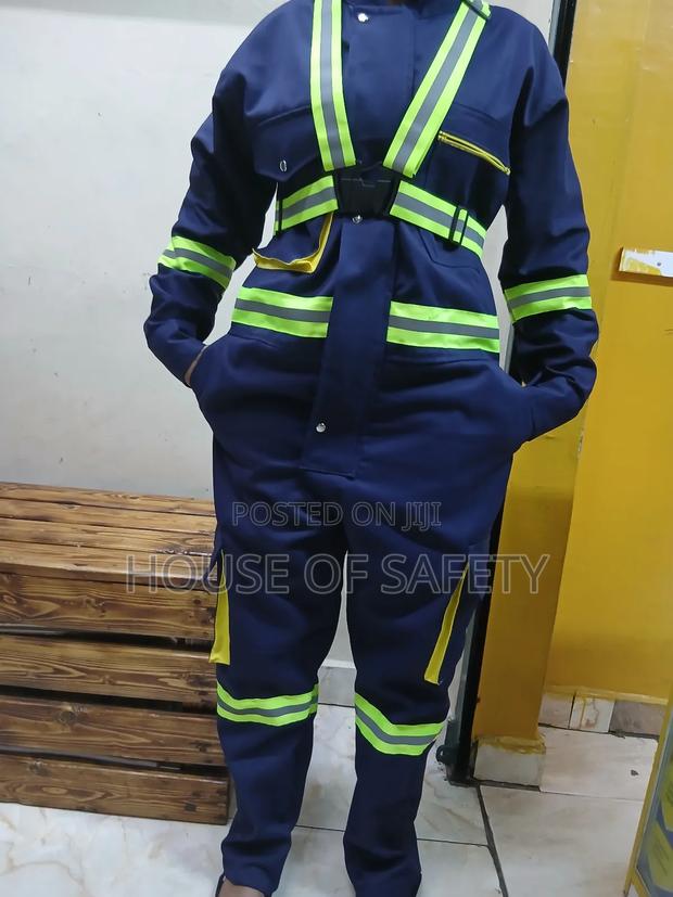 Cargo-Style Elasticated Coveralls. - main view