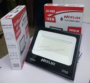 Neelux 100w Bright White Led Flood Light – Ip66 Rated