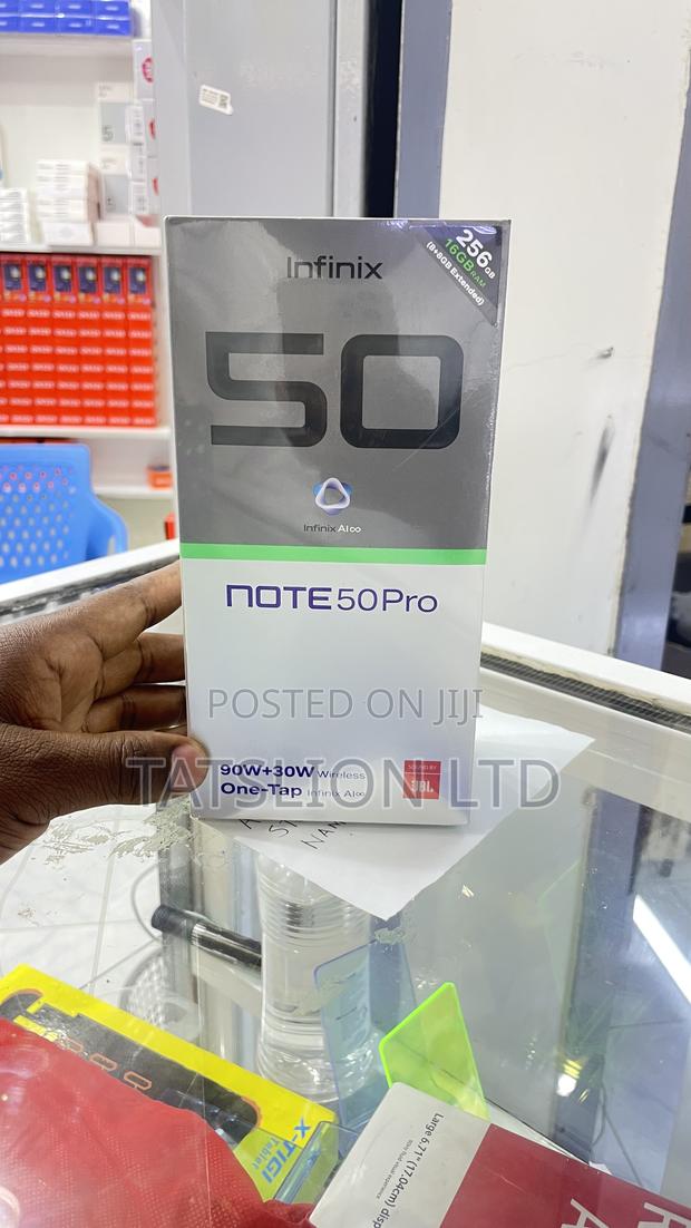 New Infinix Note 50 Pro 256 GB Black - thumbnail 2