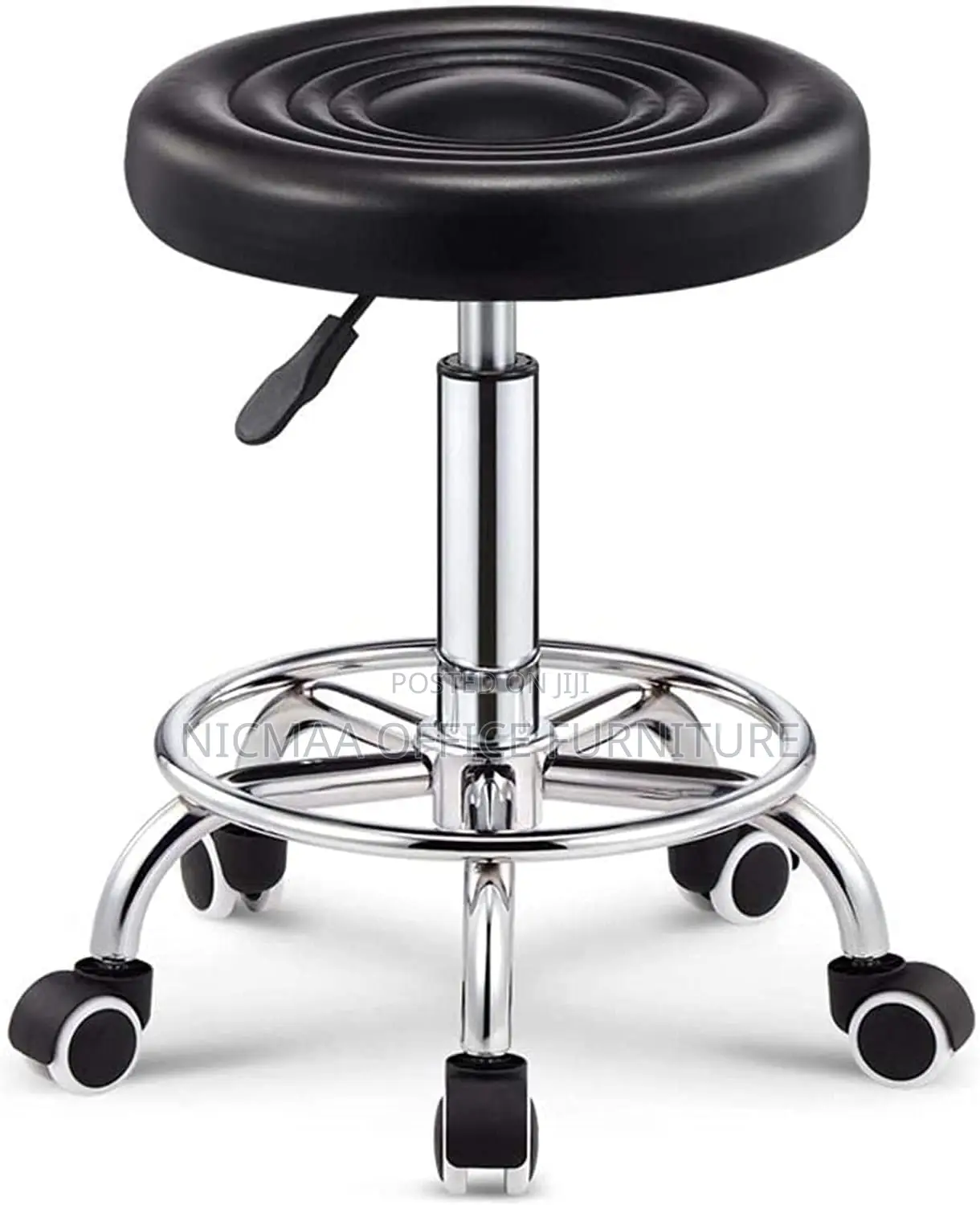 Premium Adjustable Rolling Stool