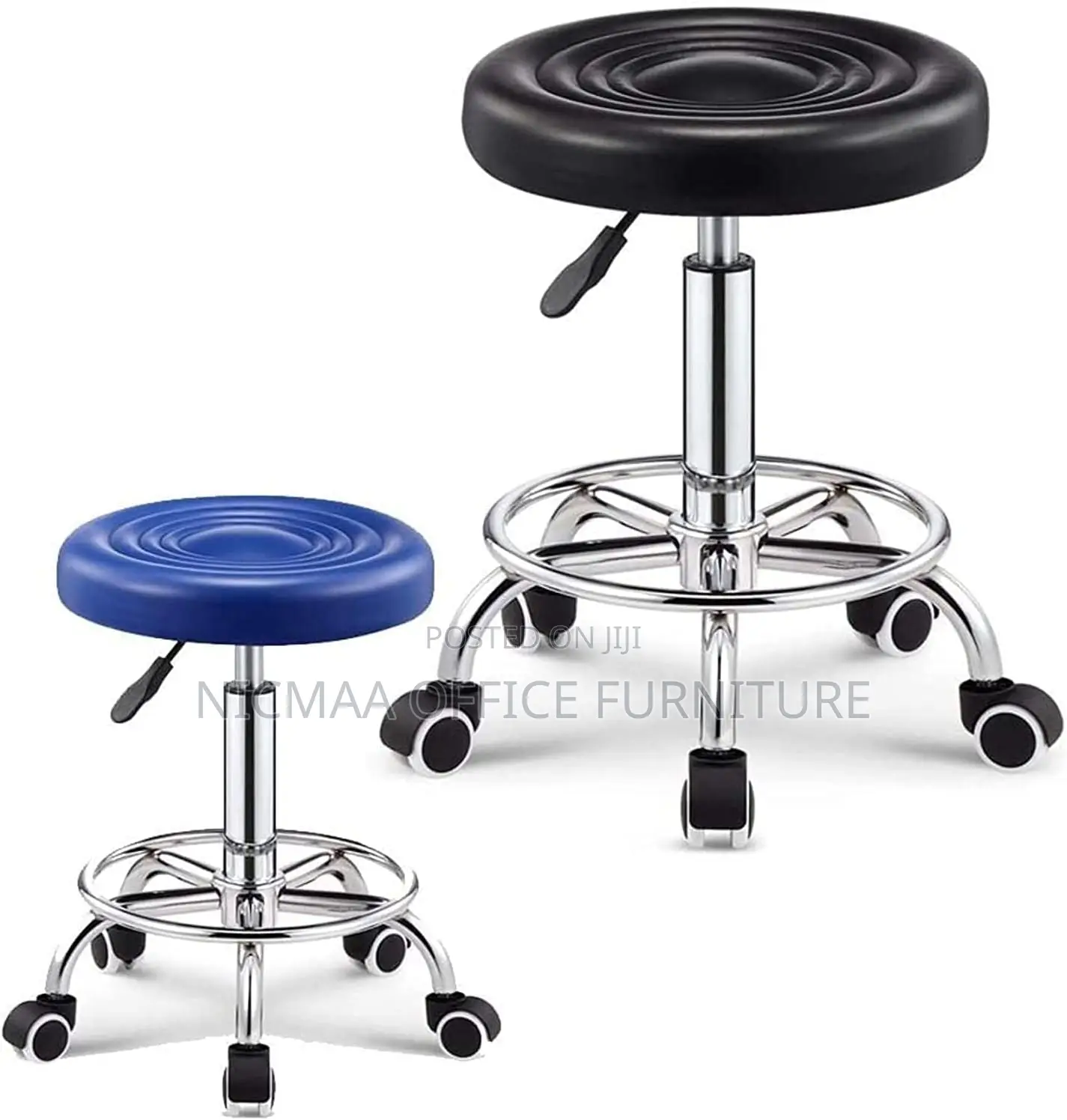 Premium Adjustable Rolling Stool