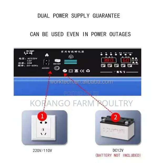 Multifunctional 56 Eggs Solar Powered Ok Incubator - thumbnail 4