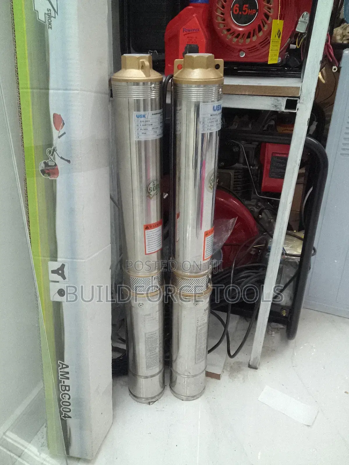 1.0hp/750watt Usk Submersible Water Pump