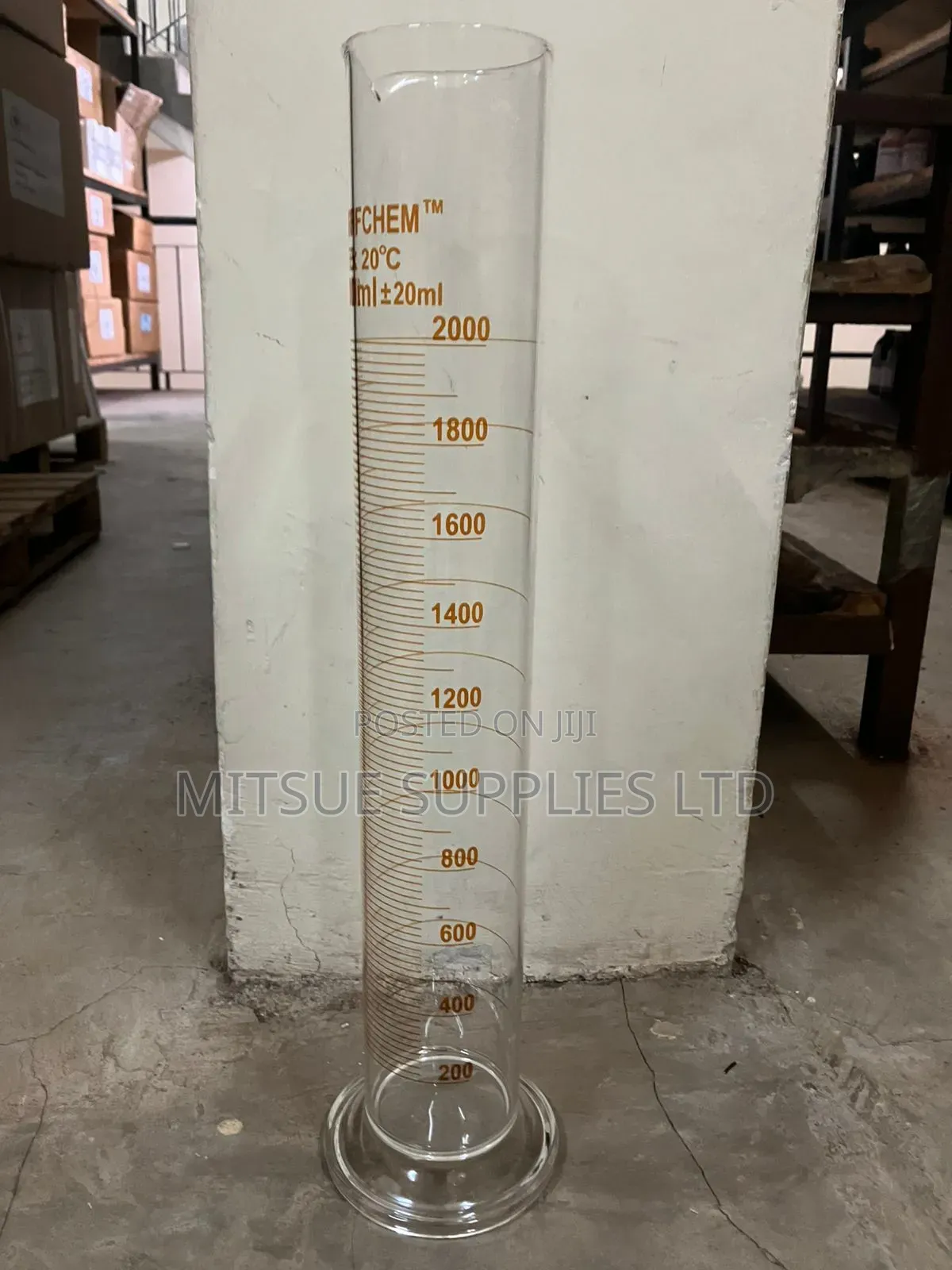 Measuring Cylinder Glass 2000ml ( 2l)