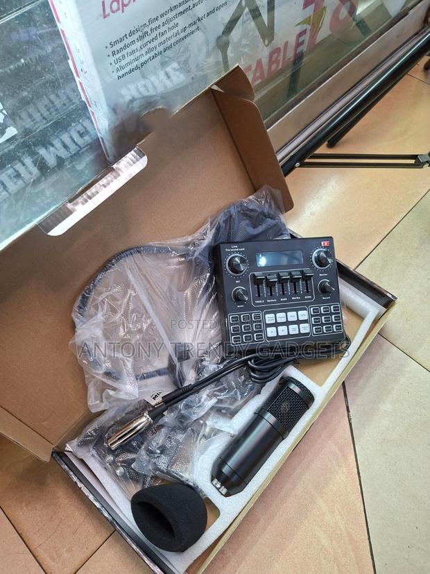 Bm800 Condenser Microphone With V9 Live Sound Card