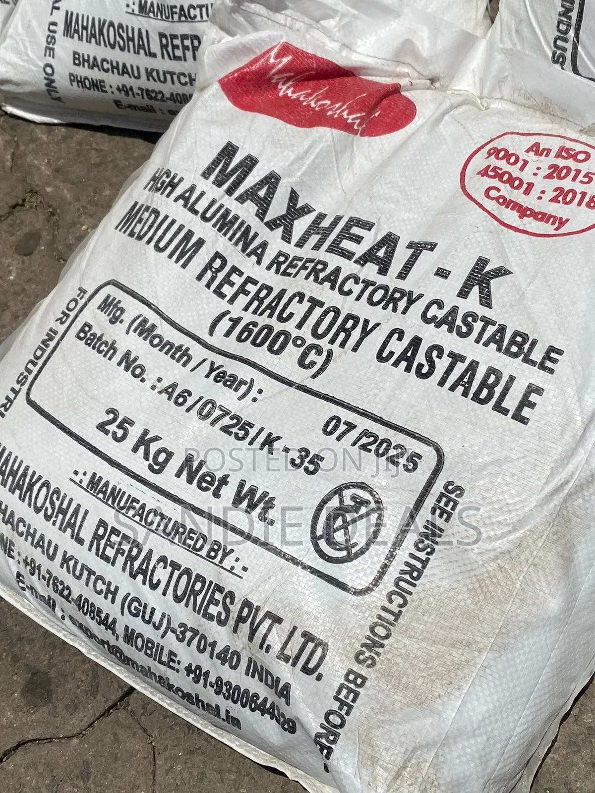 Maxset _50 Fine Refractory Cement